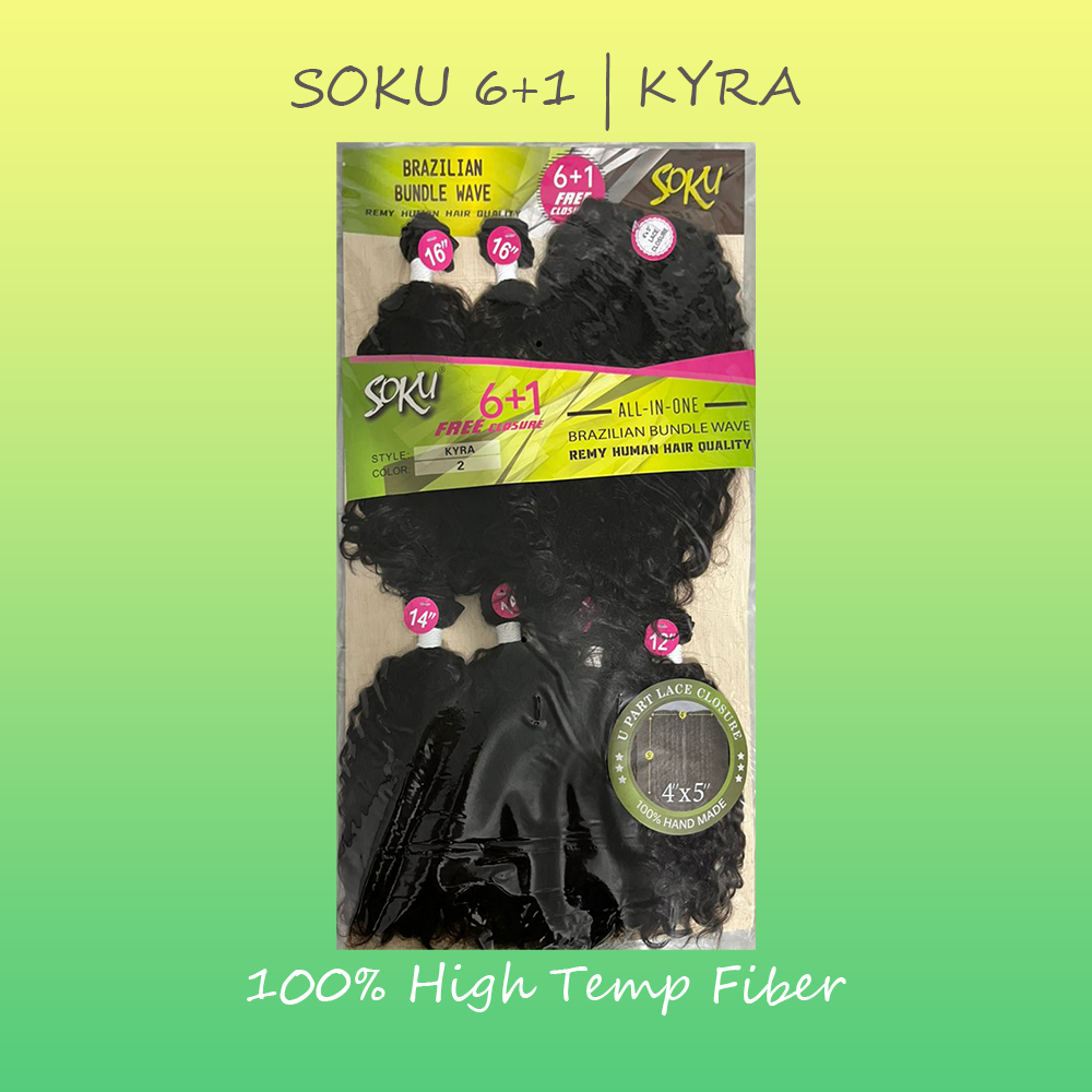 SOKU Premium Synthetic Hair 6+1 Pack KYRA